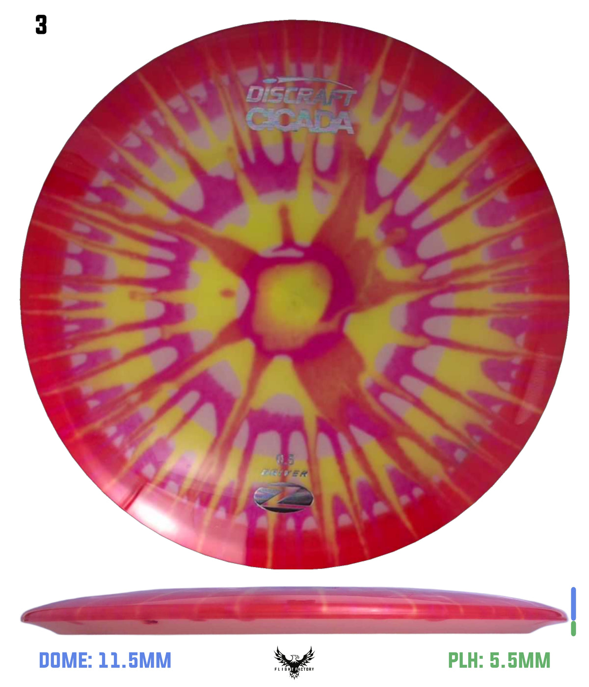 Discraft Fly Dye Z Cicada