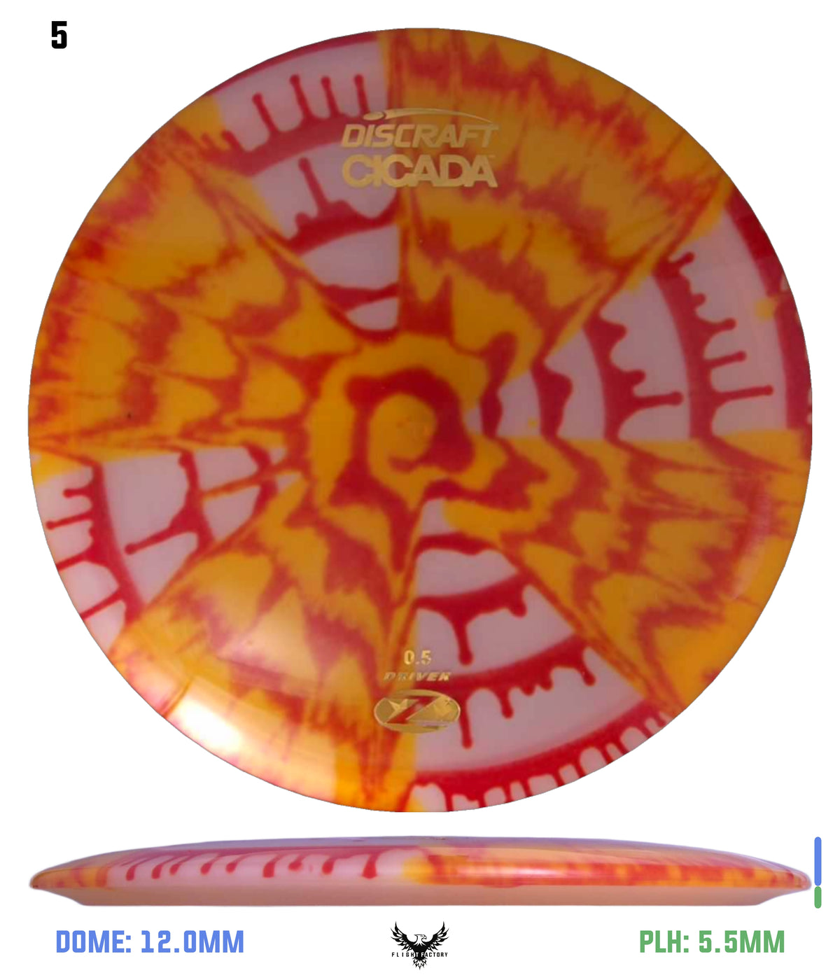 Discraft Fly Dye Z Cicada