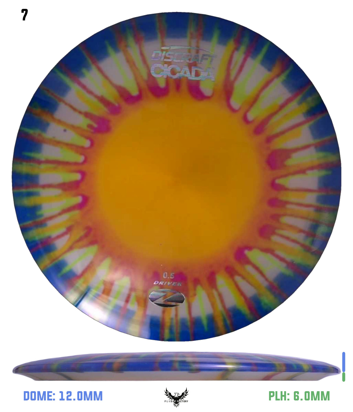 Discraft Fly Dye Z Cicada