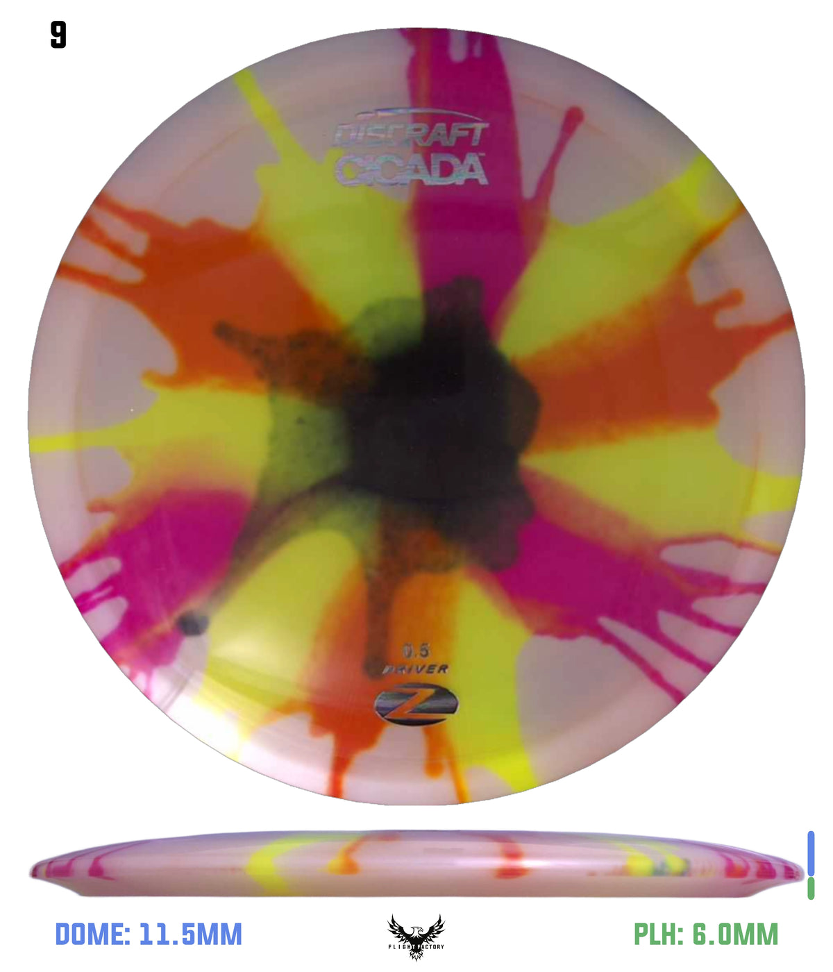 Discraft Fly Dye Z Cicada