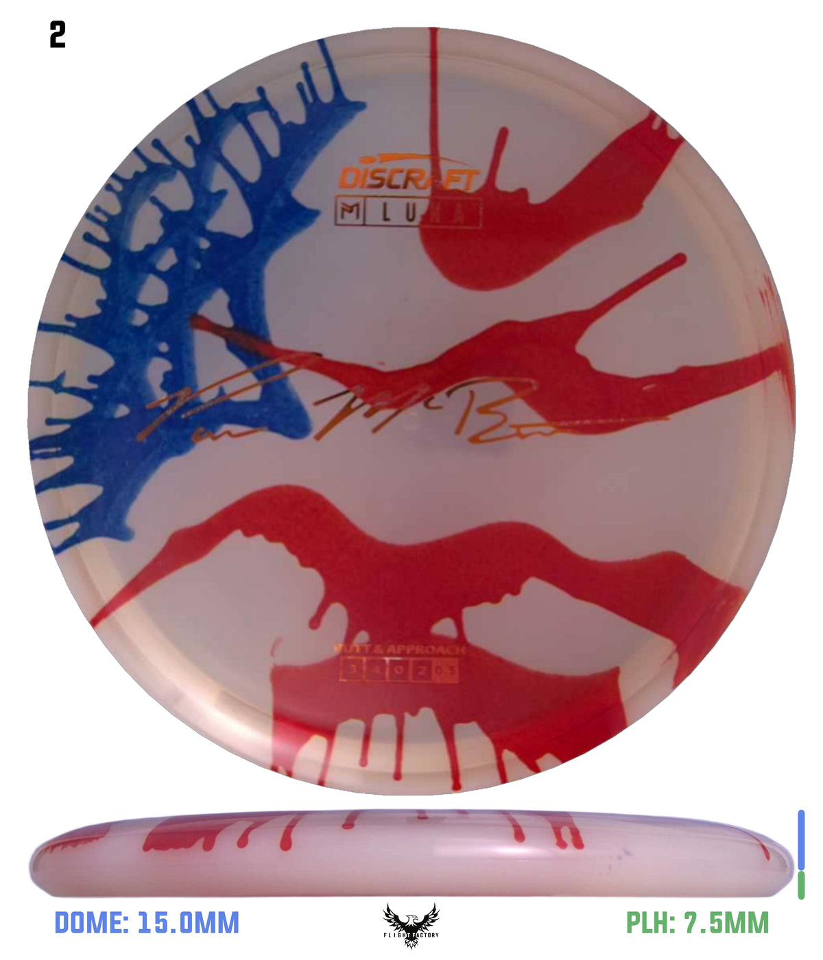 Discraft Paul McBeth Fly Dye Z Luna