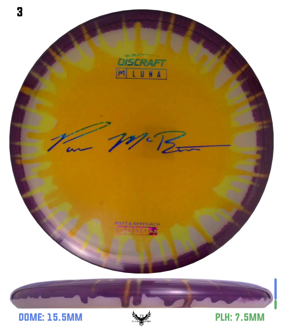Discraft Paul McBeth Fly Dye Z Luna