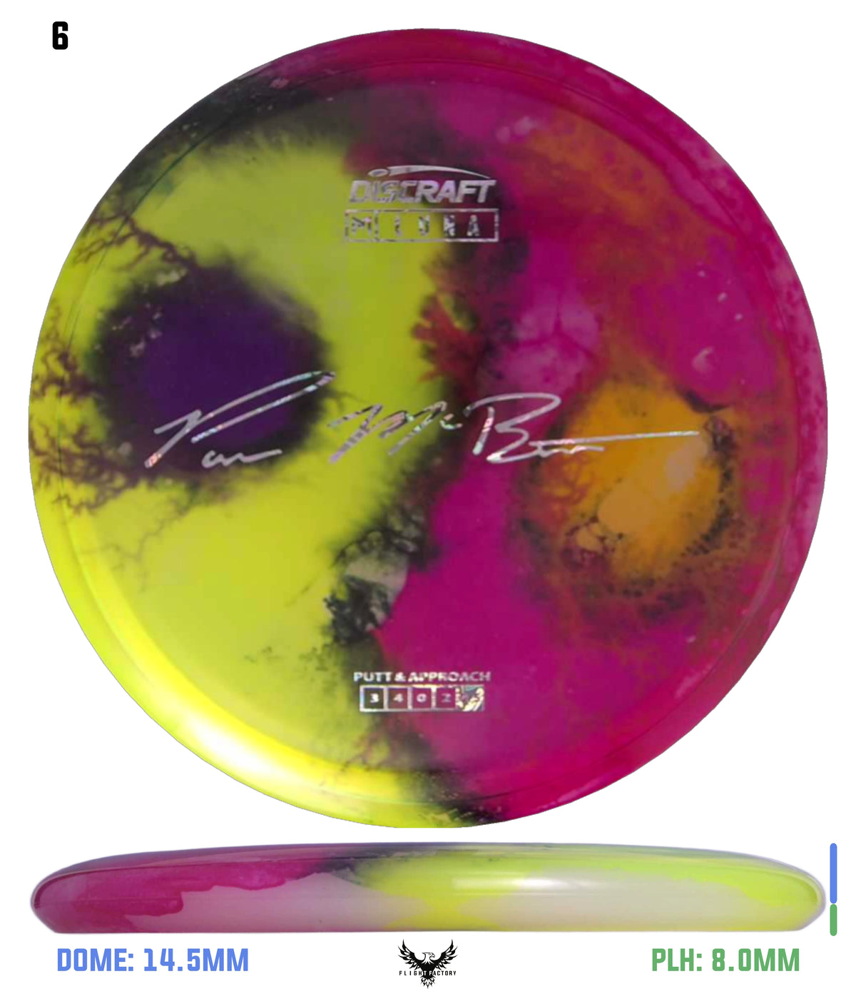 Discraft Paul McBeth Fly Dye Z Luna