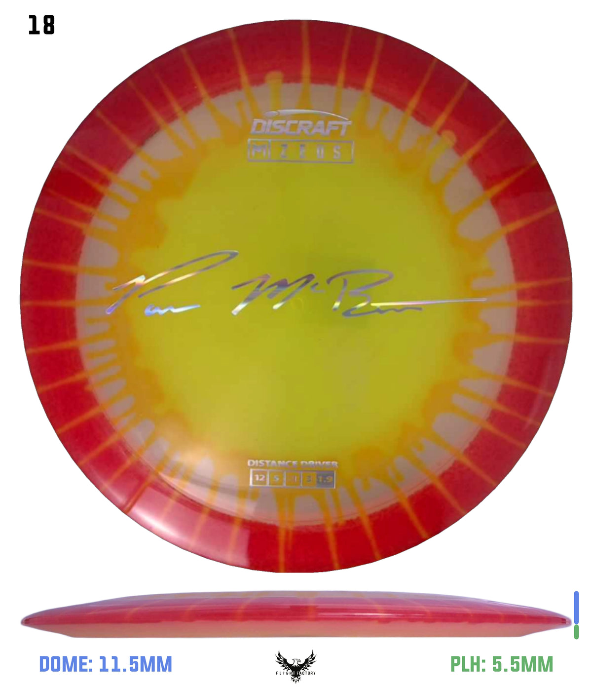 Discraft Paul McBeth Fly Dye Z Zeus - Signature Stamp