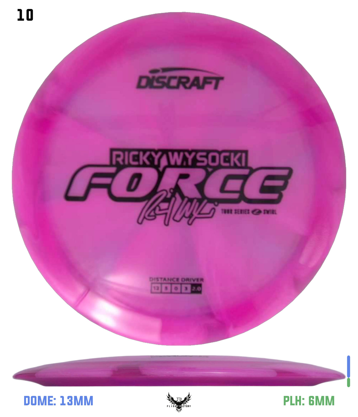 Discraft Ricky Wysocki 2025 Tour Series Z Swirl Force