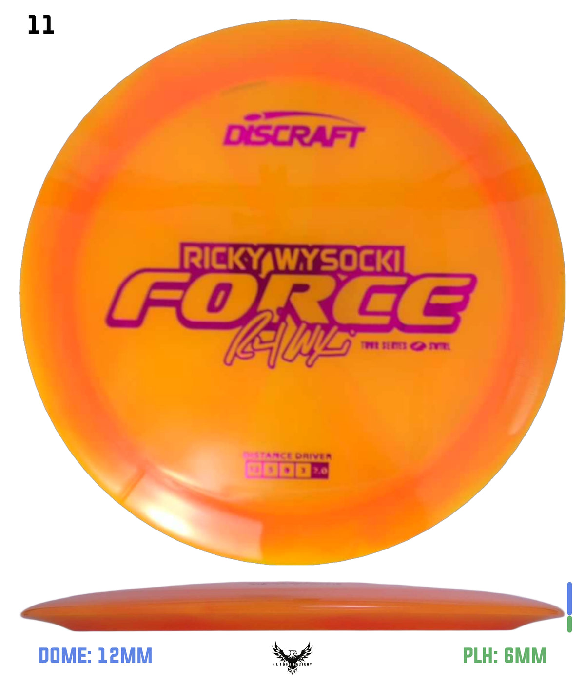 Discraft Ricky Wysocki 2025 Tour Series Z Swirl Force