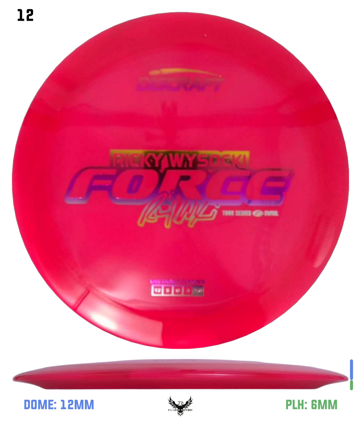Discraft Ricky Wysocki 2025 Tour Series Z Swirl Force