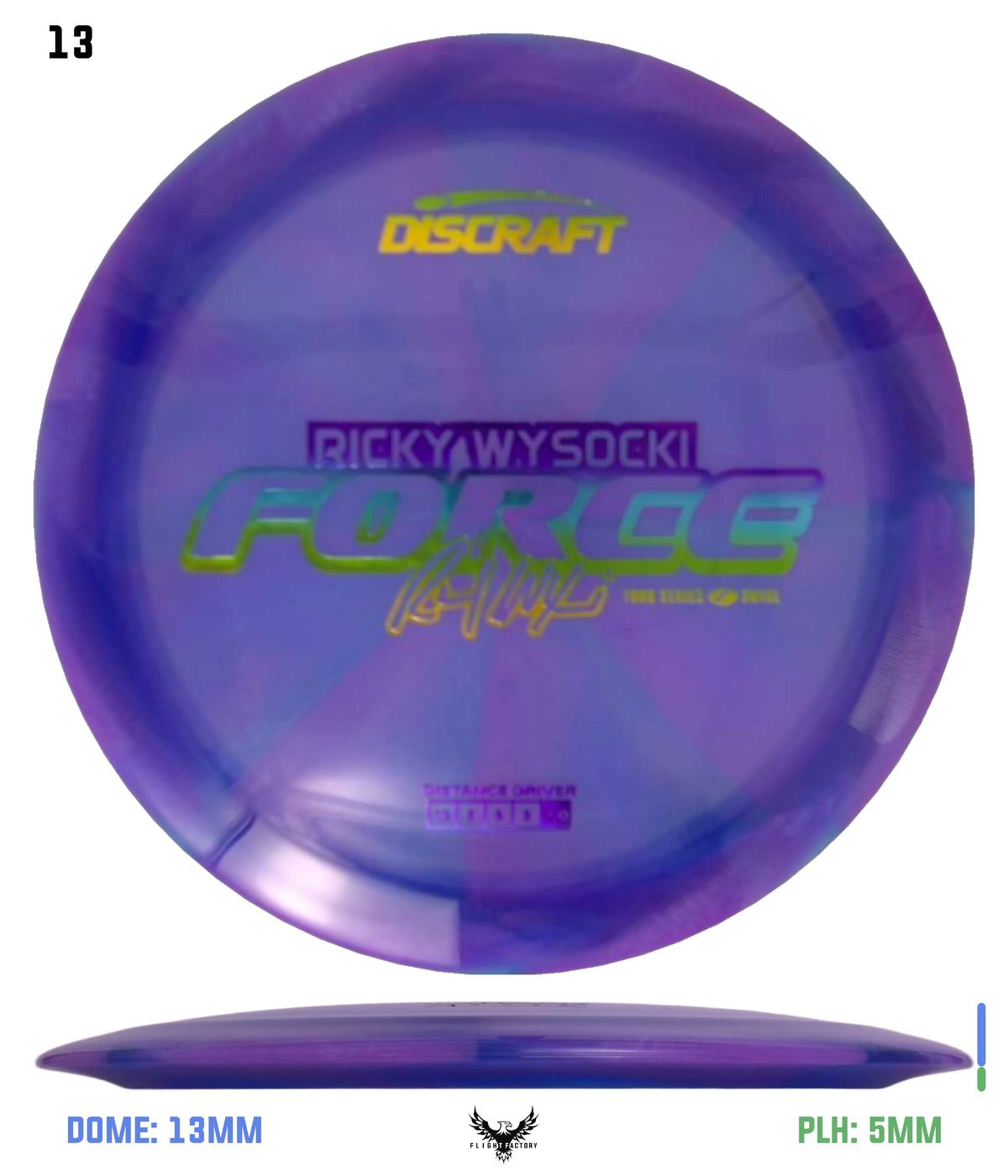 Discraft Ricky Wysocki 2025 Tour Series Z Swirl Force