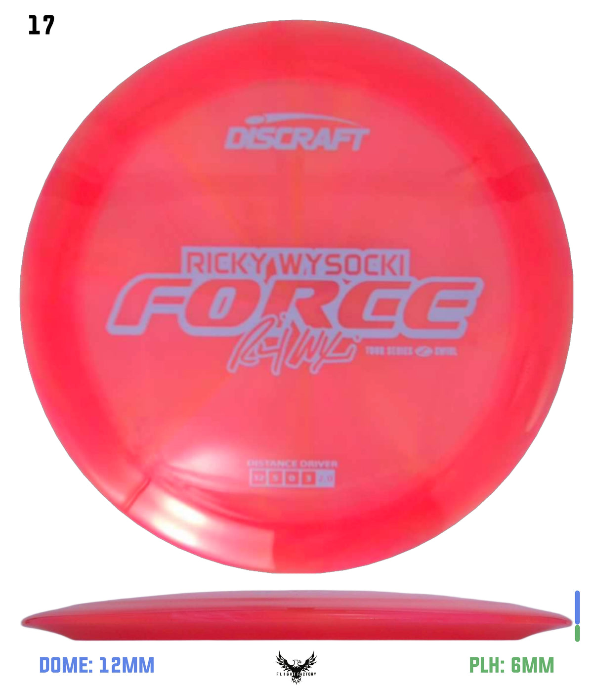 Discraft Ricky Wysocki 2025 Tour Series Z Swirl Force