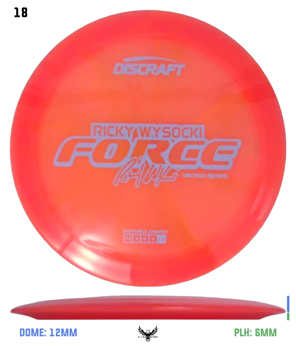 Discraft Ricky Wysocki 2025 Tour Series Z Swirl Force