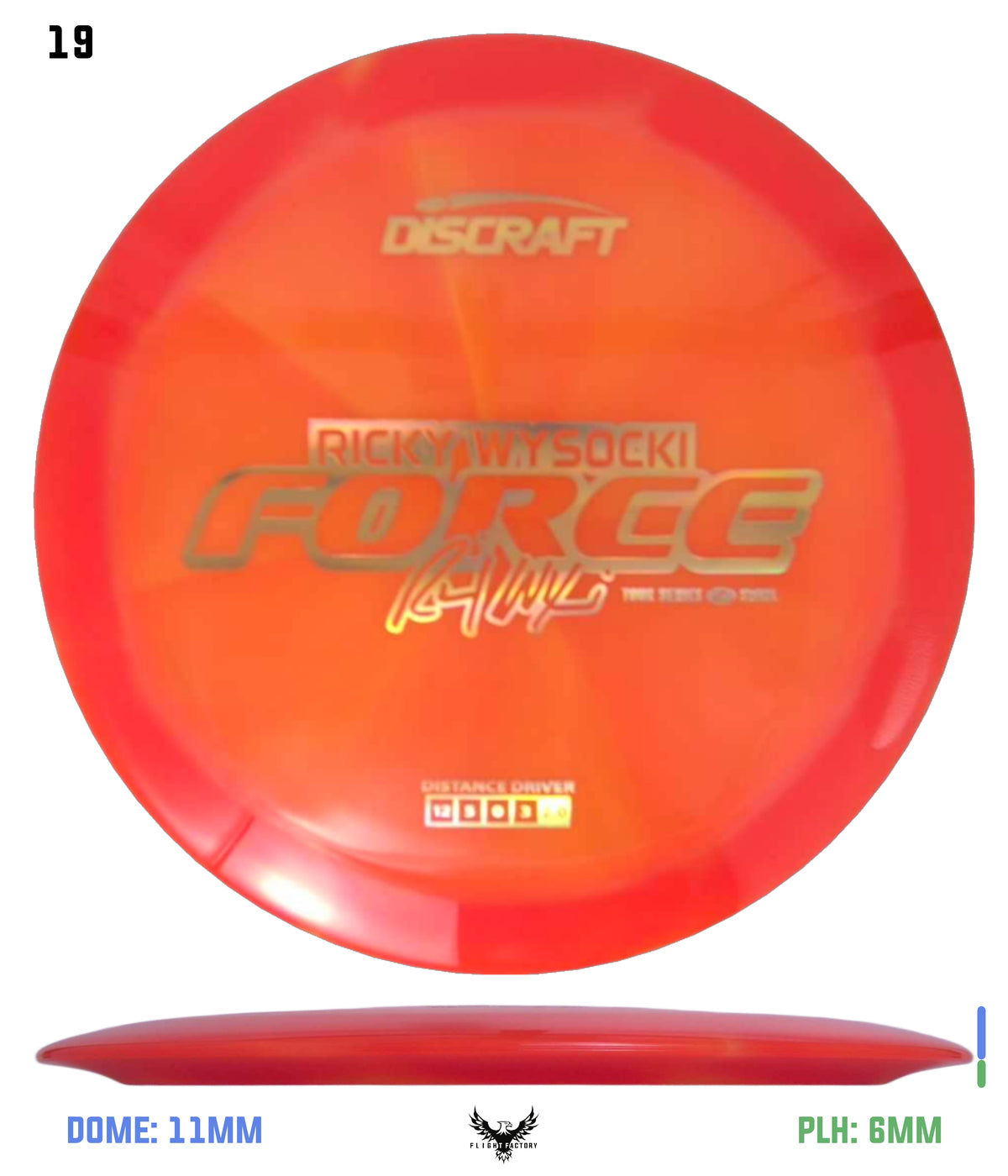 Discraft Ricky Wysocki 2025 Tour Series Z Swirl Force