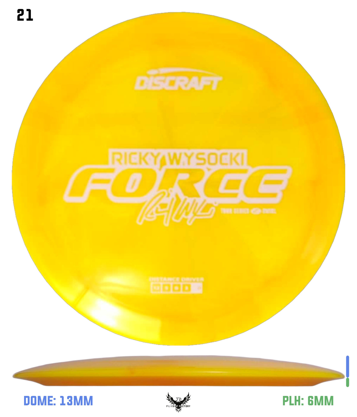 Discraft Ricky Wysocki 2025 Tour Series Z Swirl Force