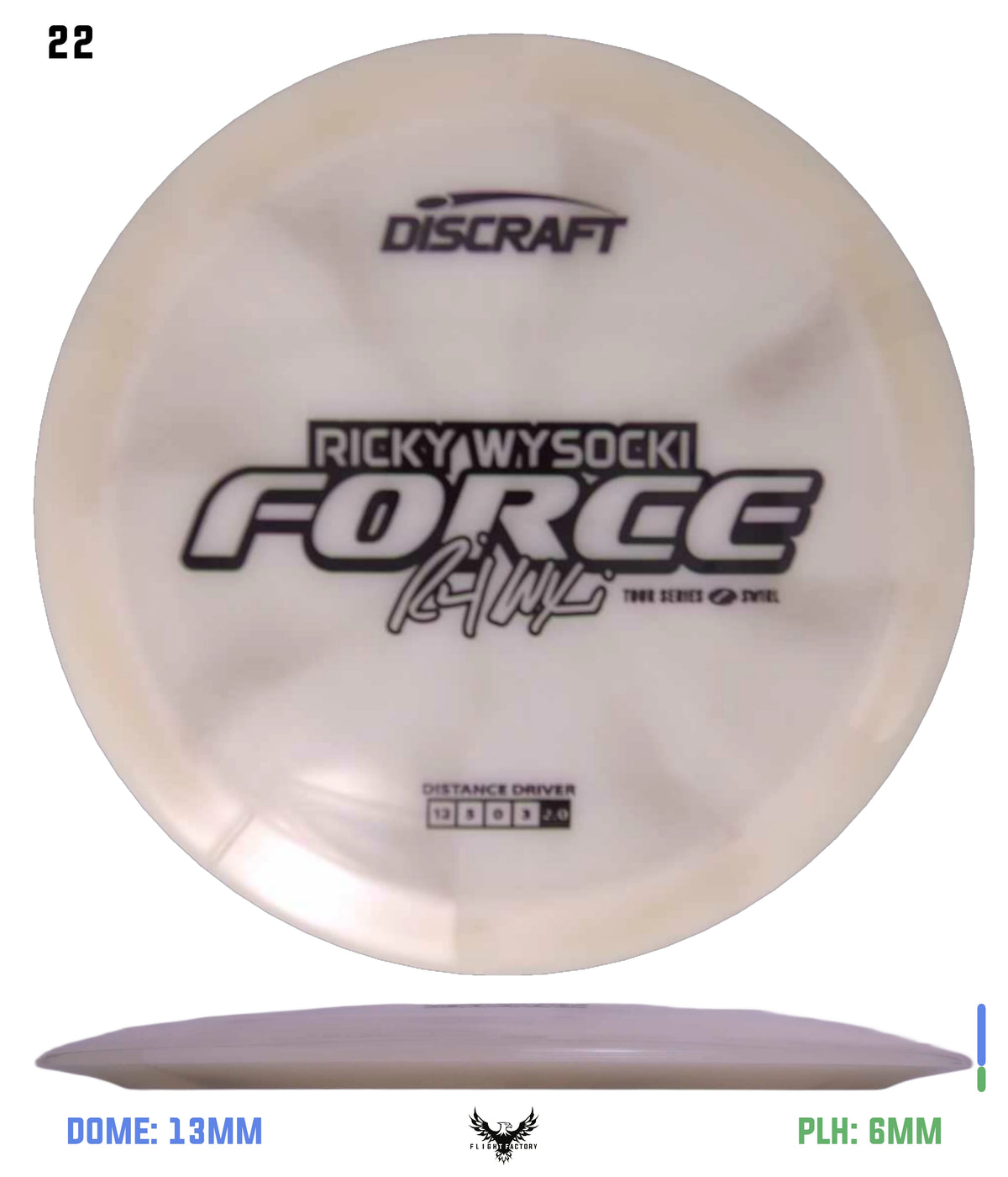 Discraft Ricky Wysocki 2025 Tour Series Z Swirl Force