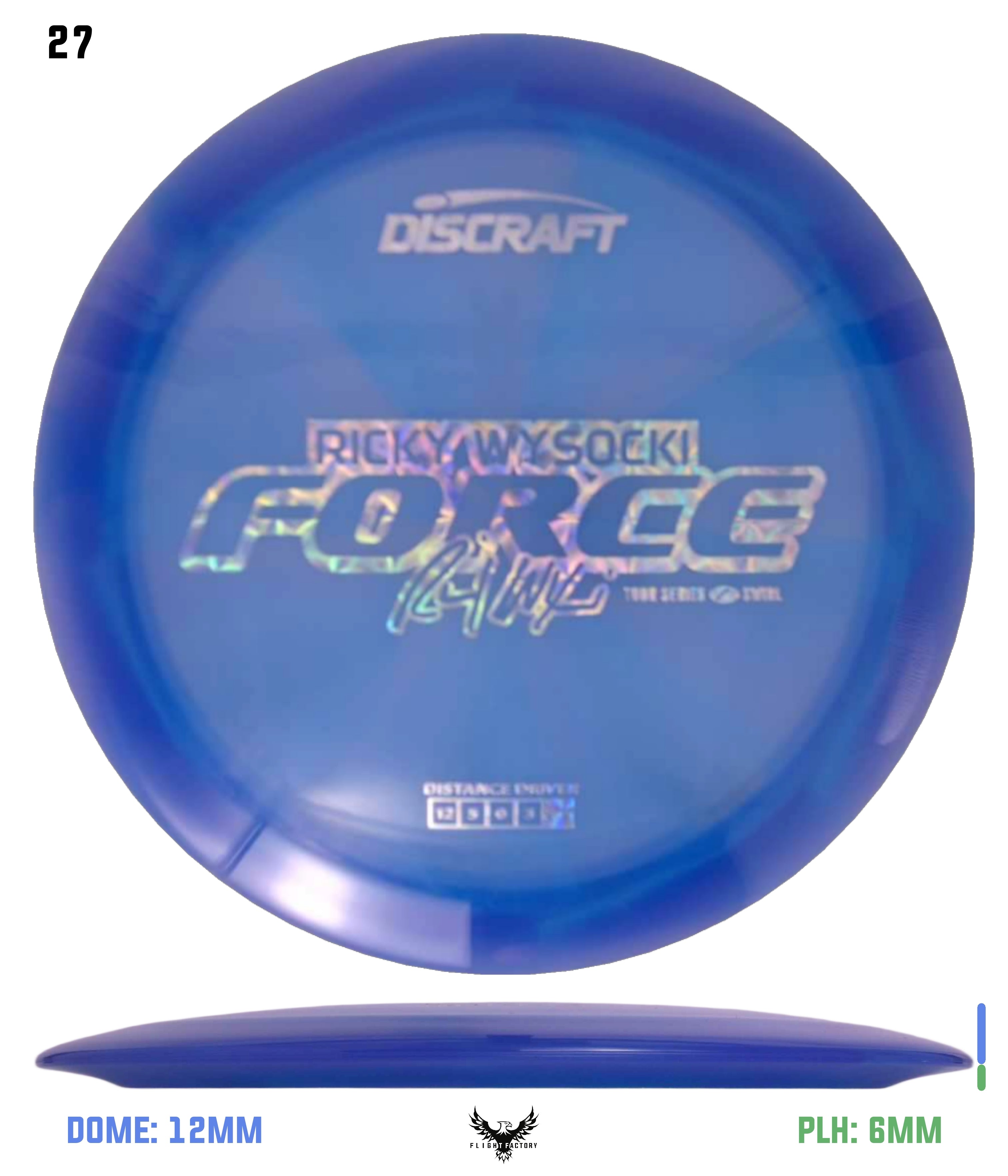 Discraft Ricky Wysocki 2025 Tour Series Z Swirl Force