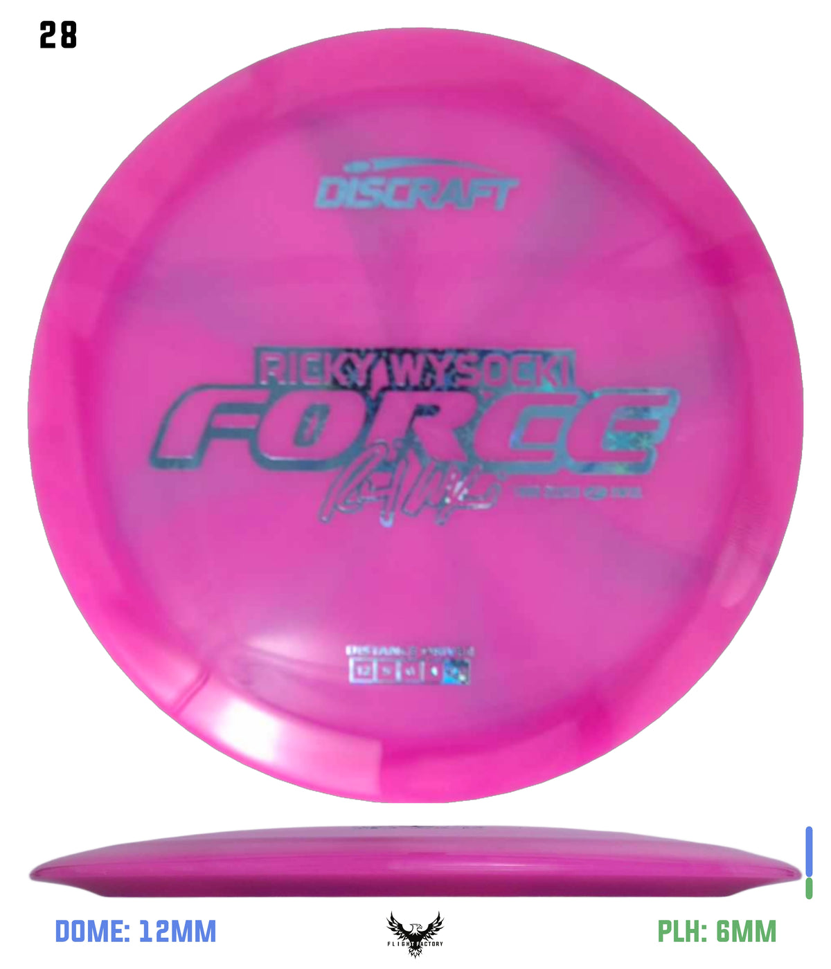 Discraft Ricky Wysocki 2025 Tour Series Z Swirl Force