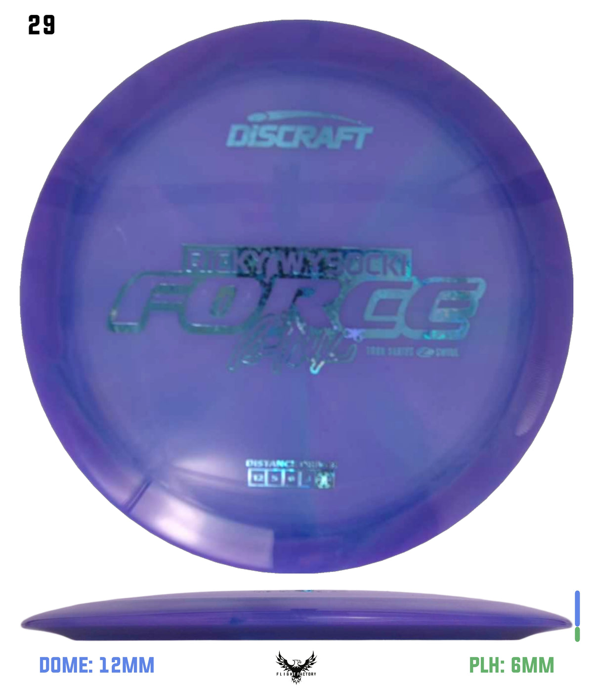 Discraft Ricky Wysocki 2025 Tour Series Z Swirl Force