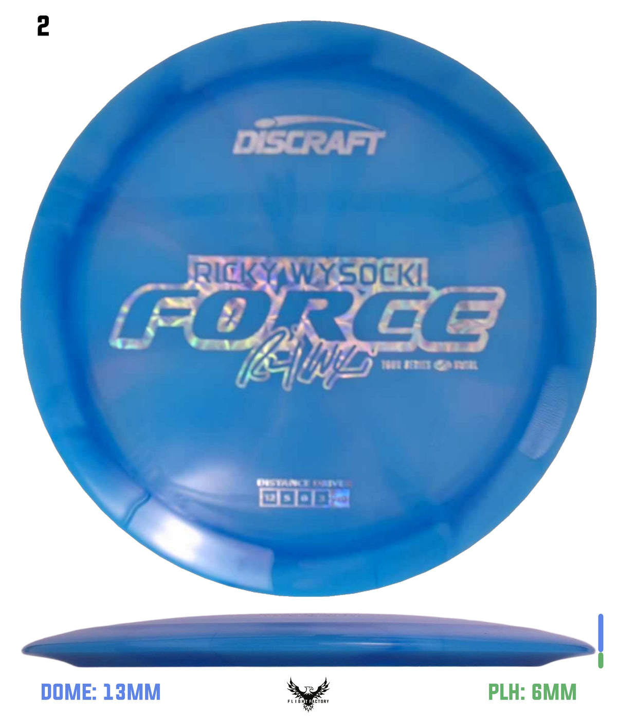 Discraft Ricky Wysocki 2025 Tour Series Z Swirl Force