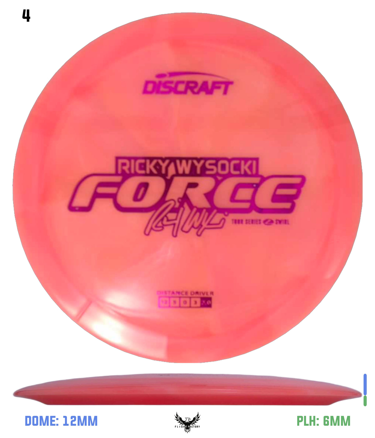 Discraft Ricky Wysocki 2025 Tour Series Z Swirl Force