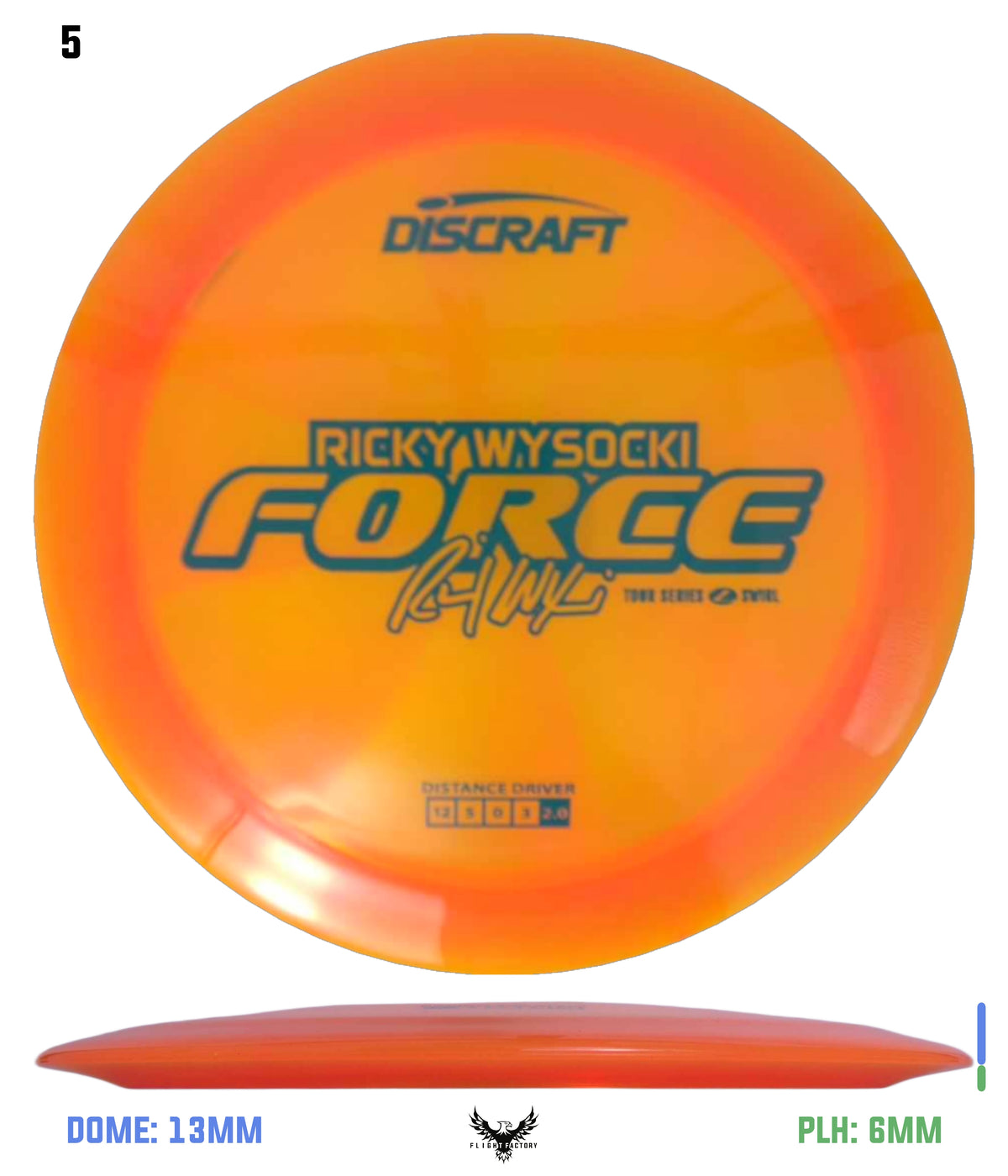 Discraft Ricky Wysocki 2025 Tour Series Z Swirl Force