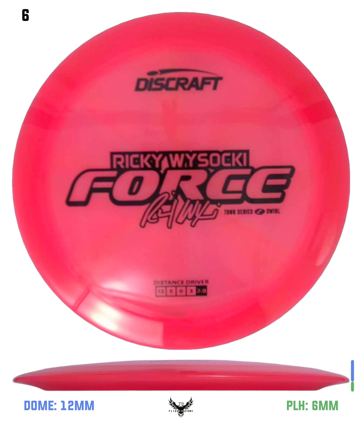 Discraft Ricky Wysocki 2025 Tour Series Z Swirl Force