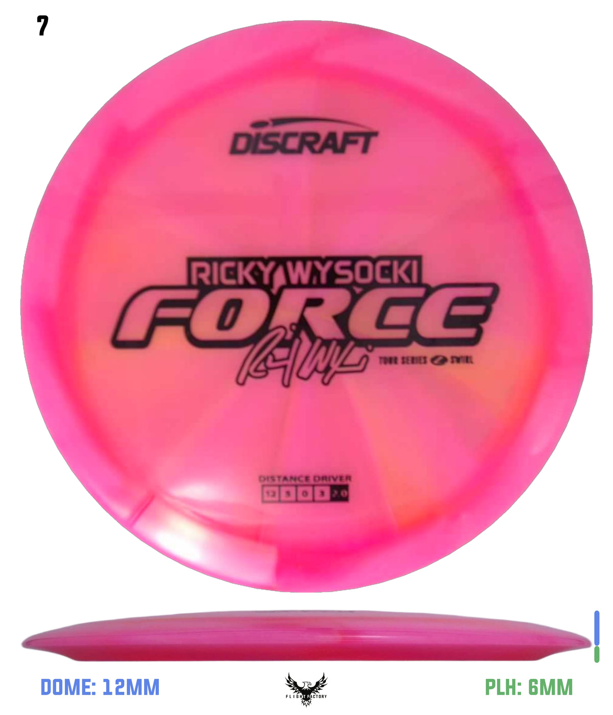 Discraft Ricky Wysocki 2025 Tour Series Z Swirl Force