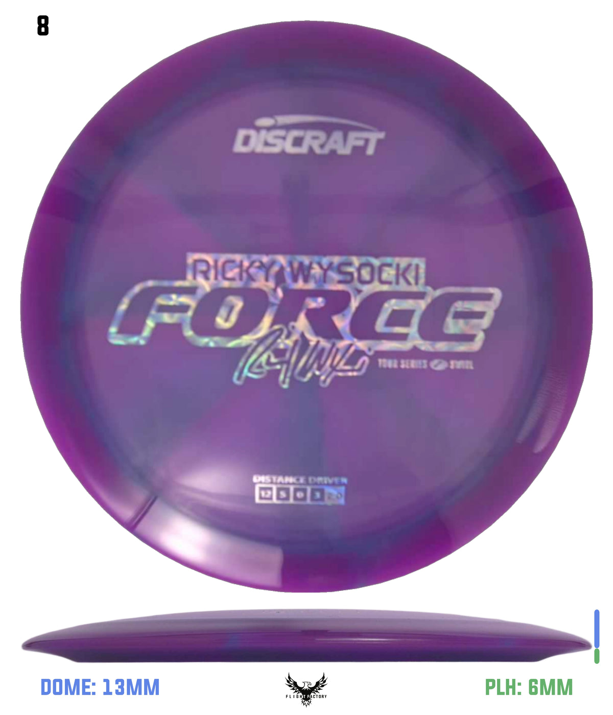 Discraft Ricky Wysocki 2025 Tour Series Z Swirl Force