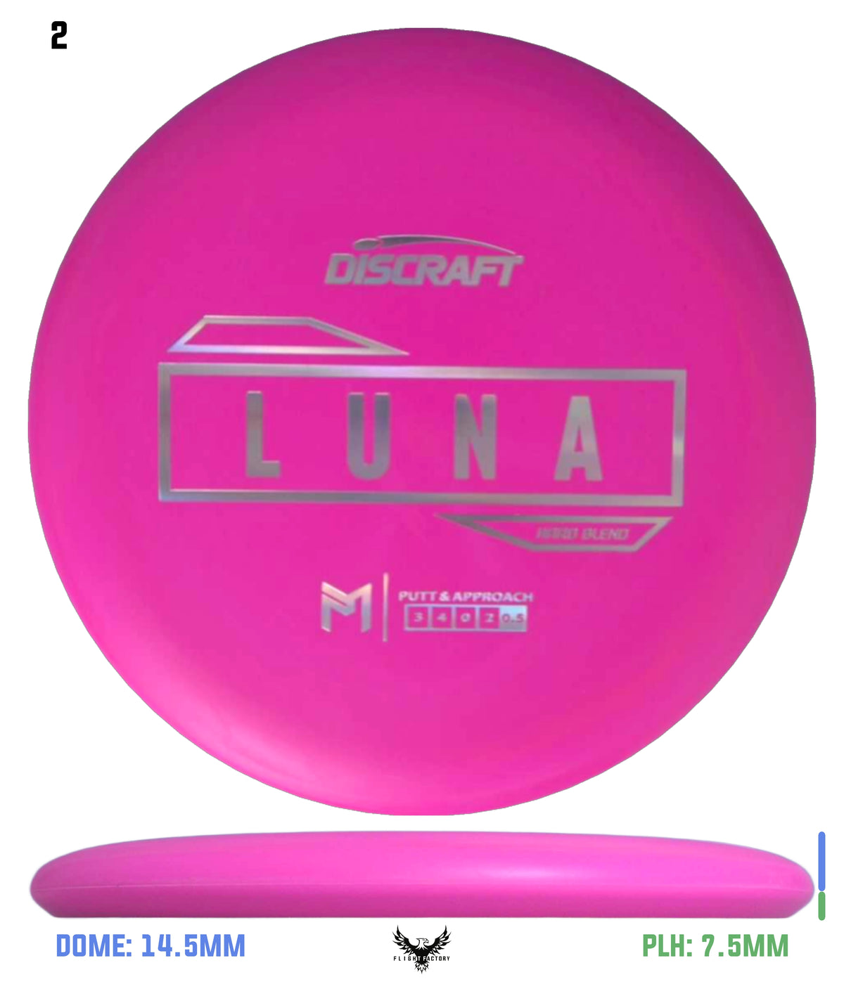 Discraft Paul McBeth Putter Line Luna - Hard Blend