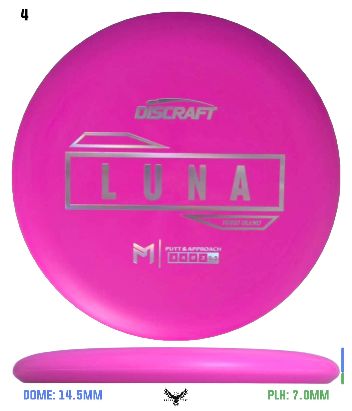 Discraft Paul McBeth Putter Line Luna - Hard Blend