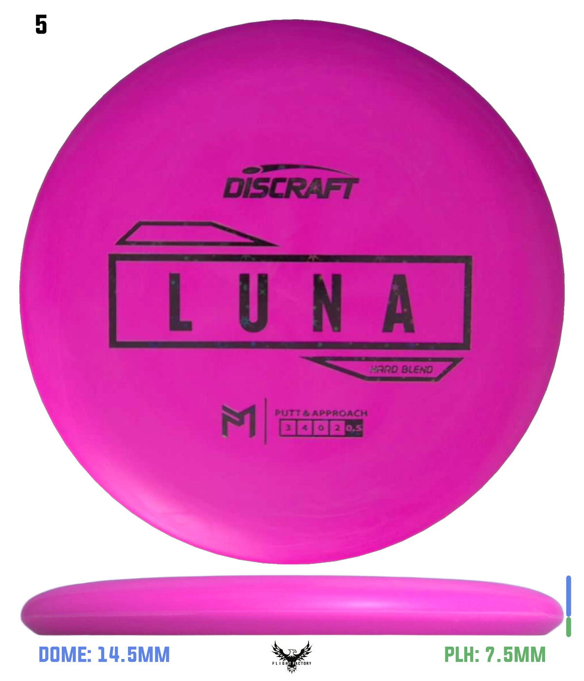 Discraft Paul McBeth Putter Line Luna - Hard Blend