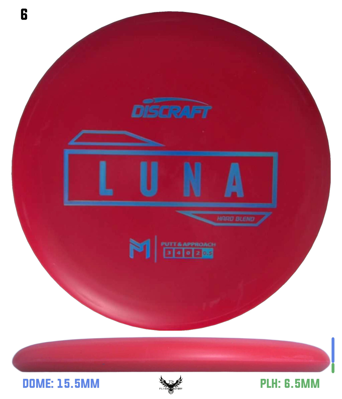Discraft Paul McBeth Putter Line Luna - Hard Blend