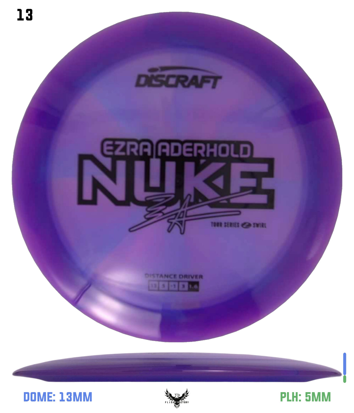Discraft Ezra Aderhold 2025 Tour Series Z Swirl Nuke