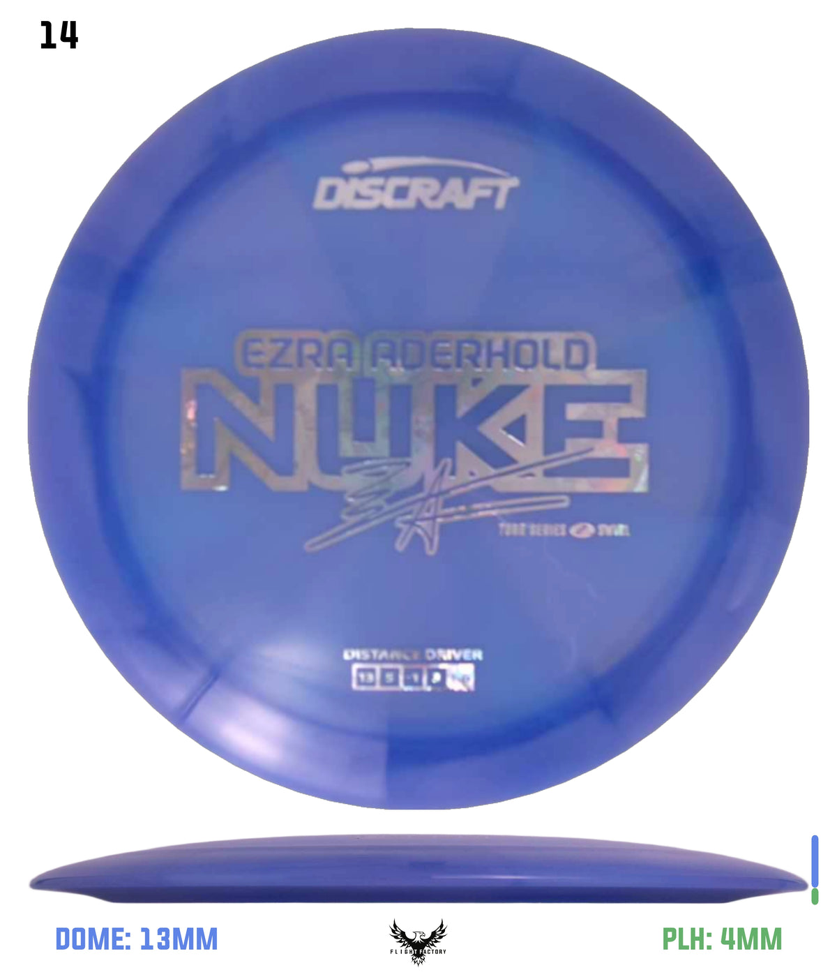 Discraft Ezra Aderhold 2025 Tour Series Z Swirl Nuke