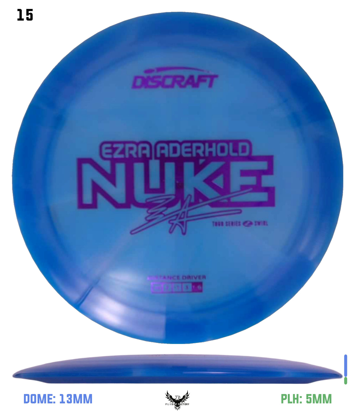 Discraft Ezra Aderhold 2025 Tour Series Z Swirl Nuke