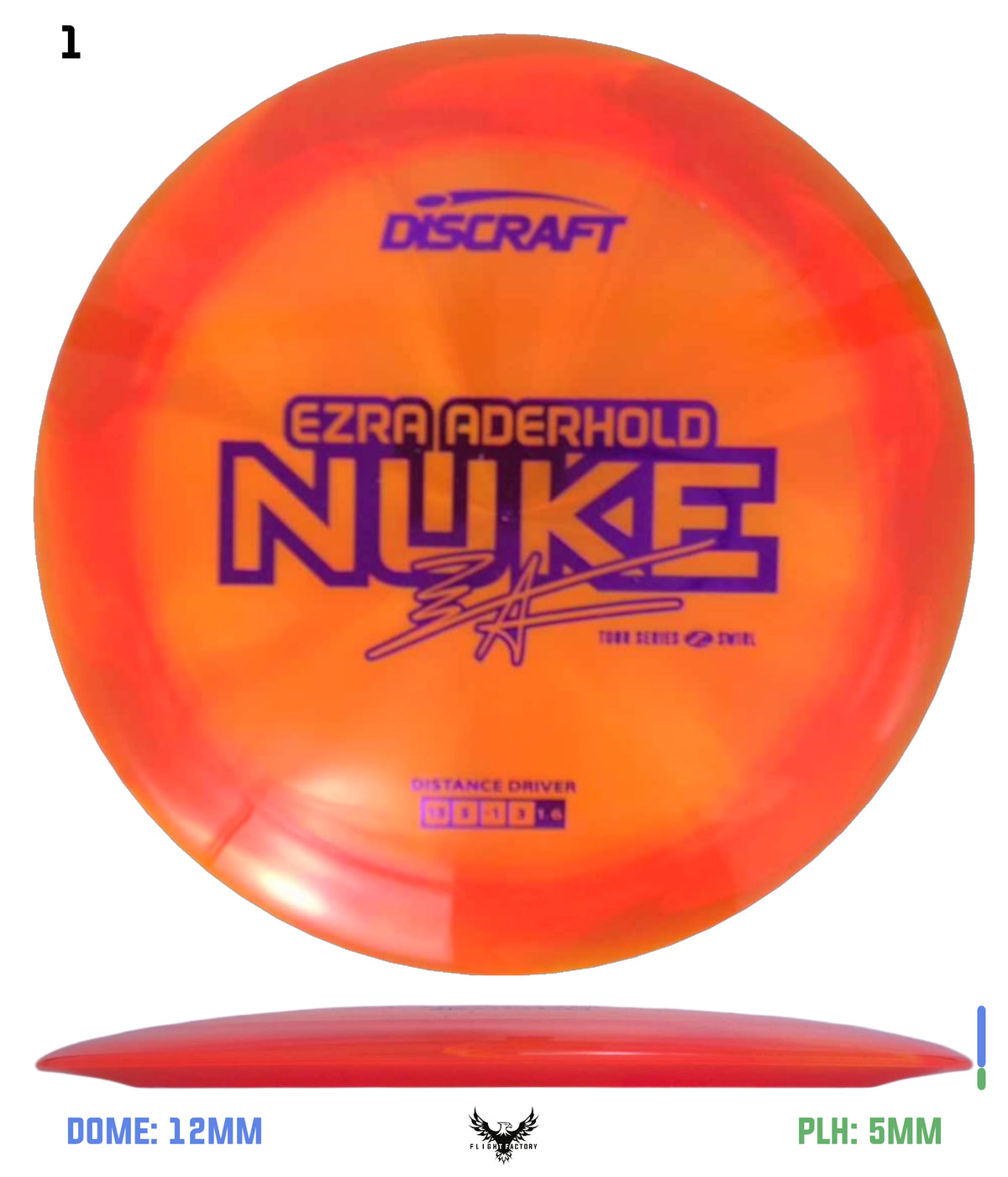 Discraft Ezra Aderhold 2025 Tour Series Z Swirl Nuke