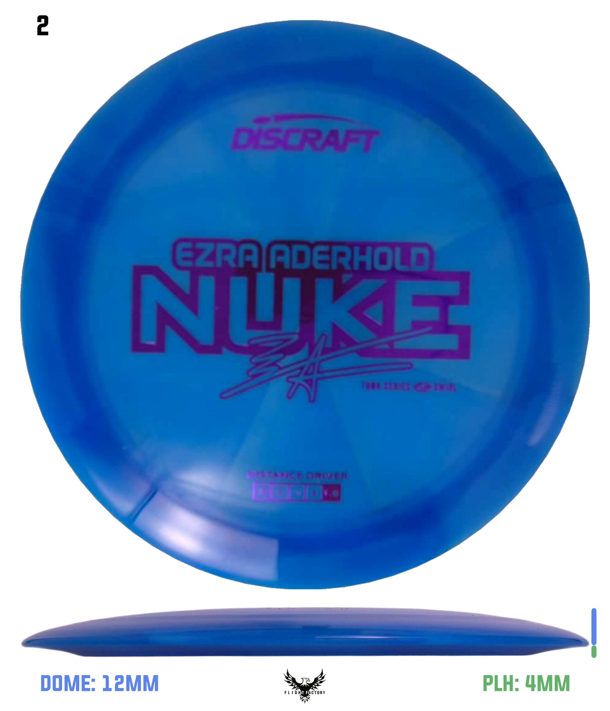 Discraft Ezra Aderhold 2025 Tour Series Z Swirl Nuke