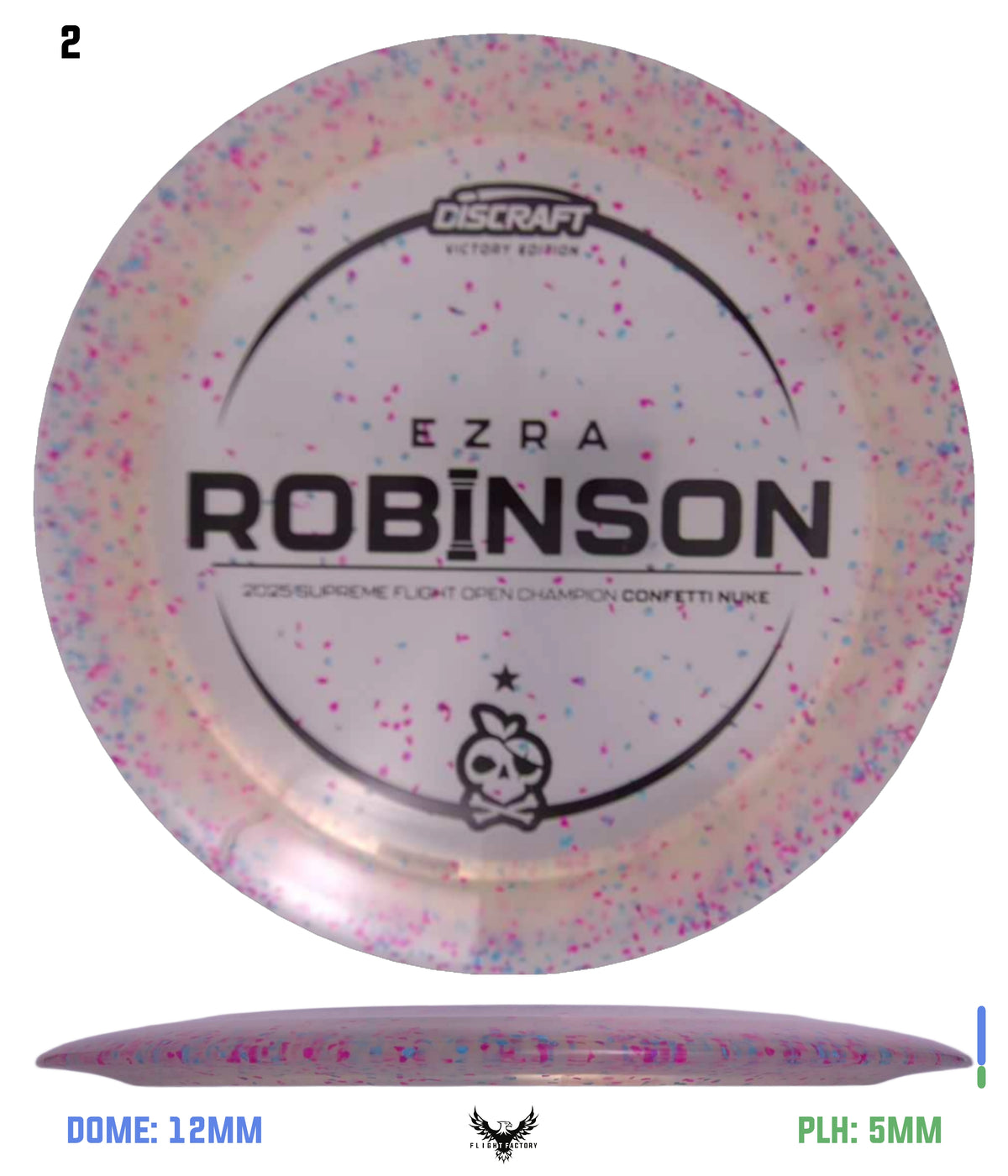 Discraft Z Confetti Nuke - Ezra Robinson Supreme Flight Open Victory Series