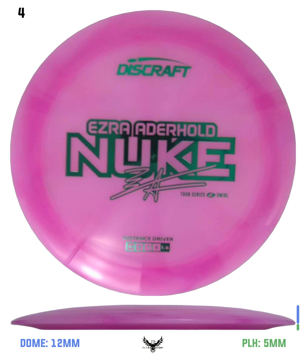 Discraft Ezra Aderhold 2025 Tour Series Z Swirl Nuke