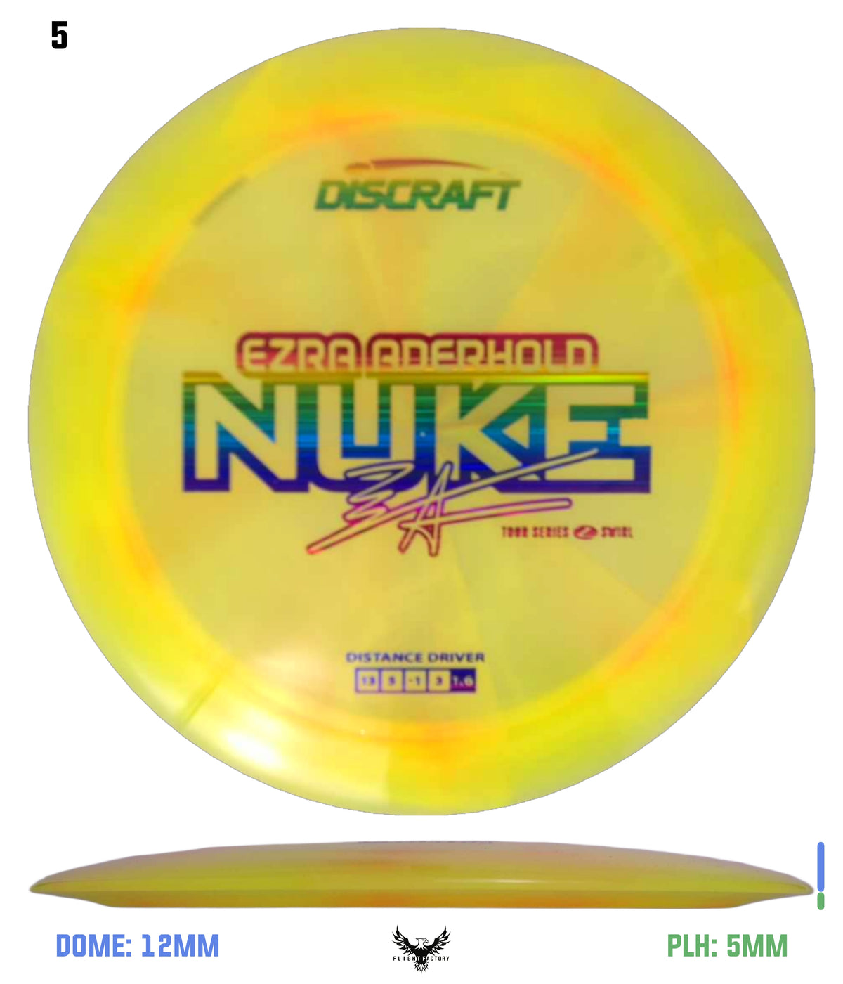 Discraft Ezra Aderhold 2025 Tour Series Z Swirl Nuke