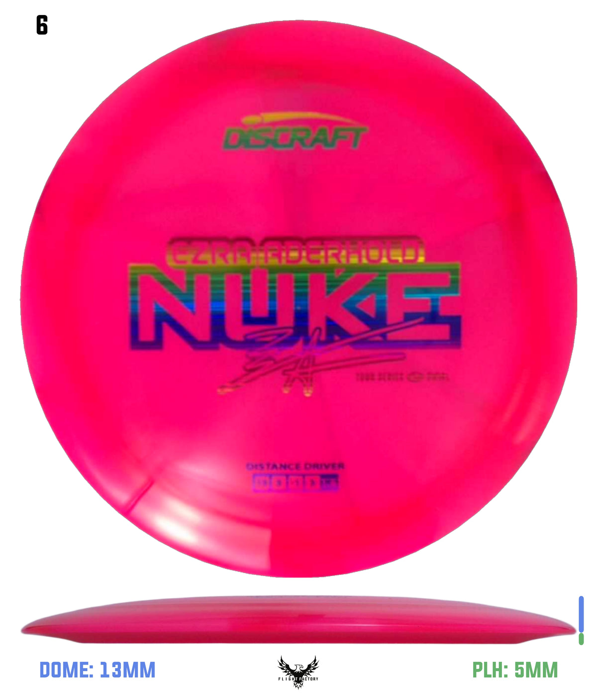 Discraft Ezra Aderhold 2025 Tour Series Z Swirl Nuke