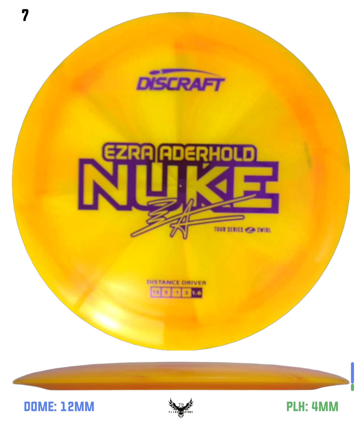 Discraft Ezra Aderhold 2025 Tour Series Z Swirl Nuke