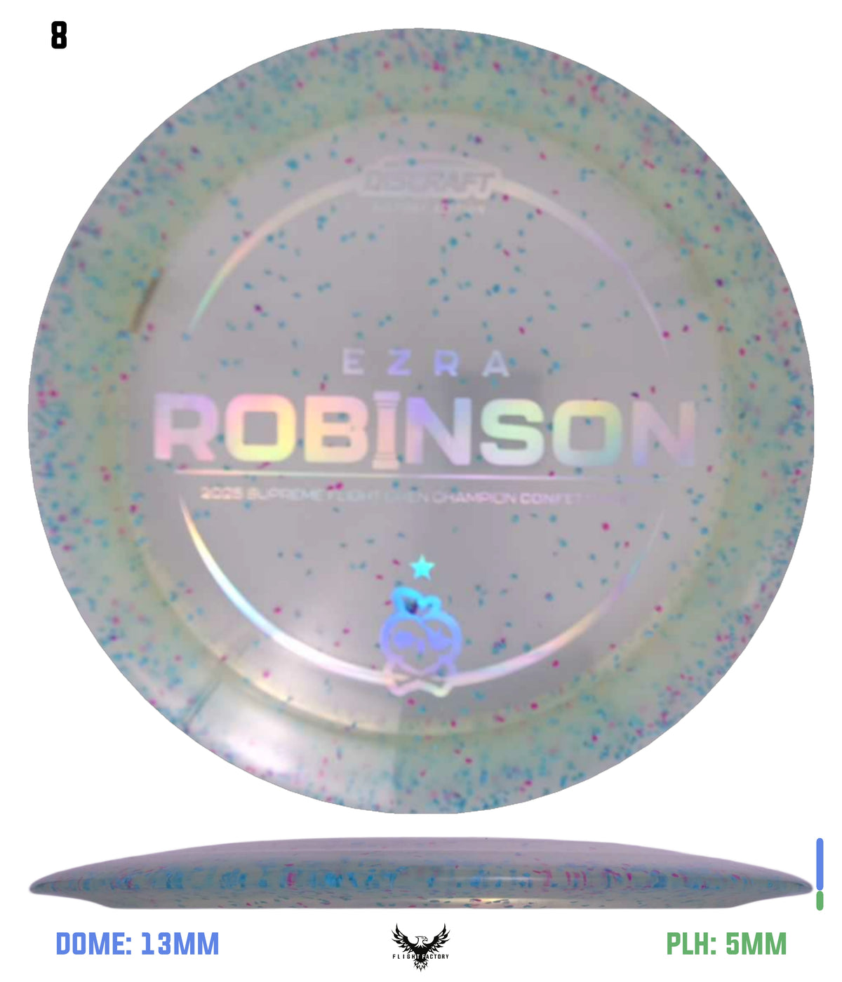 Discraft Z Confetti Nuke - Ezra Robinson Supreme Flight Open Victory Series