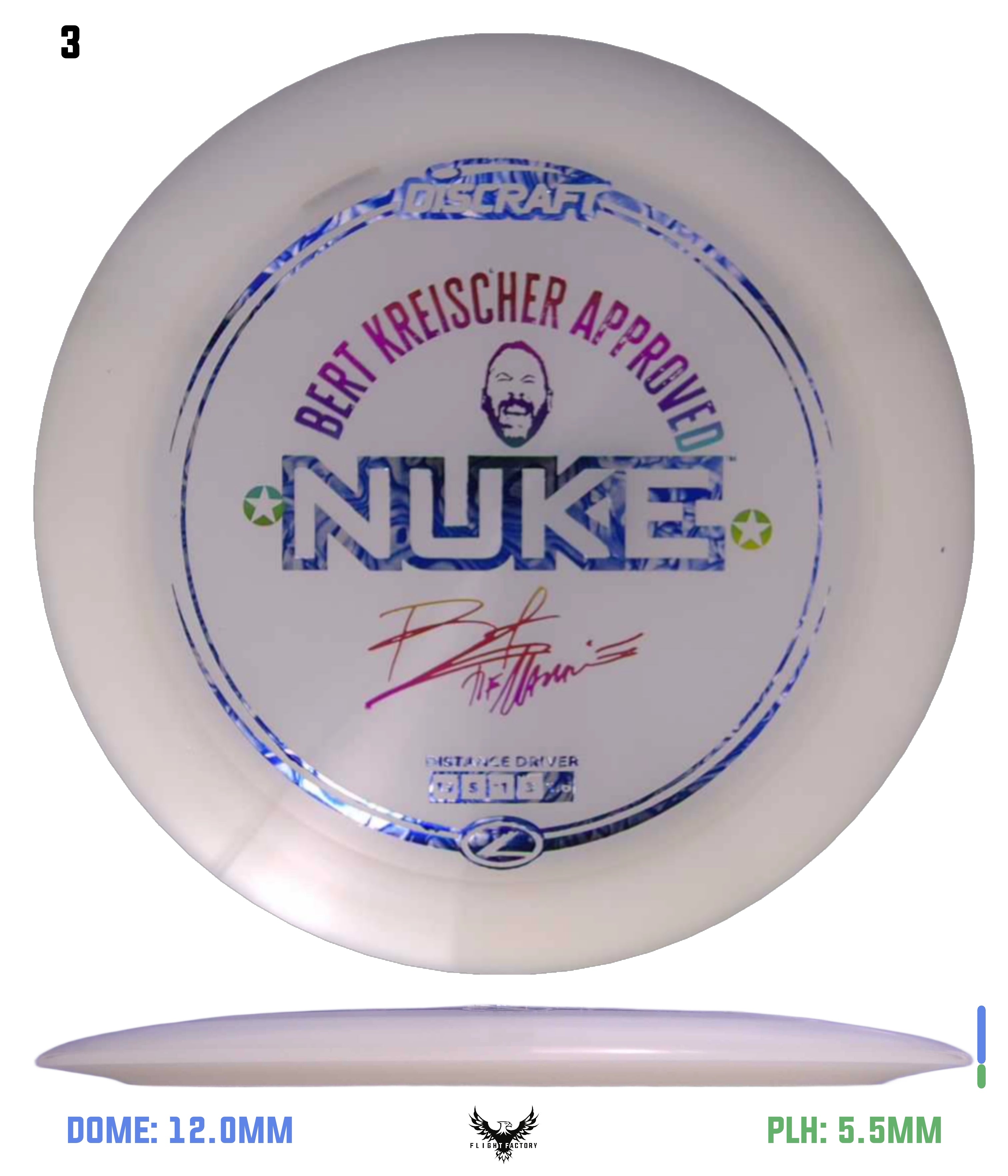 Discraft Z Nuke - Bert Kreischer - Flight Factory Discs