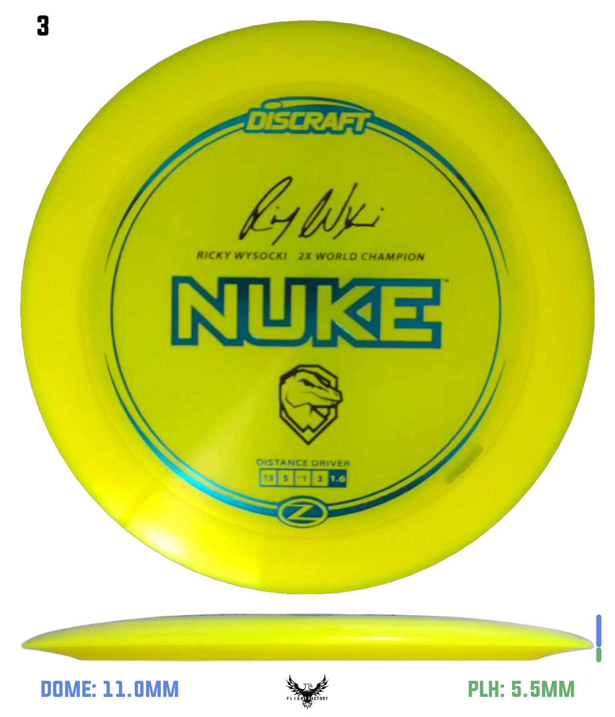 Discraft Z Nuke - Ricky Wysocki Signature Series