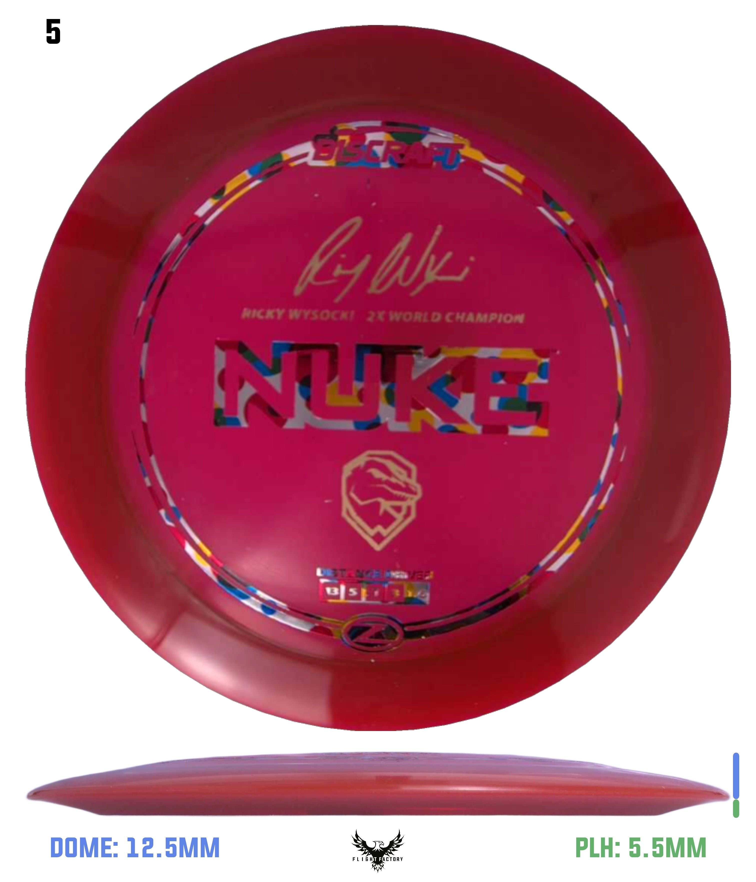 Discraft Z Nuke - Ricky Wysocki Signature Series - Flight Factory