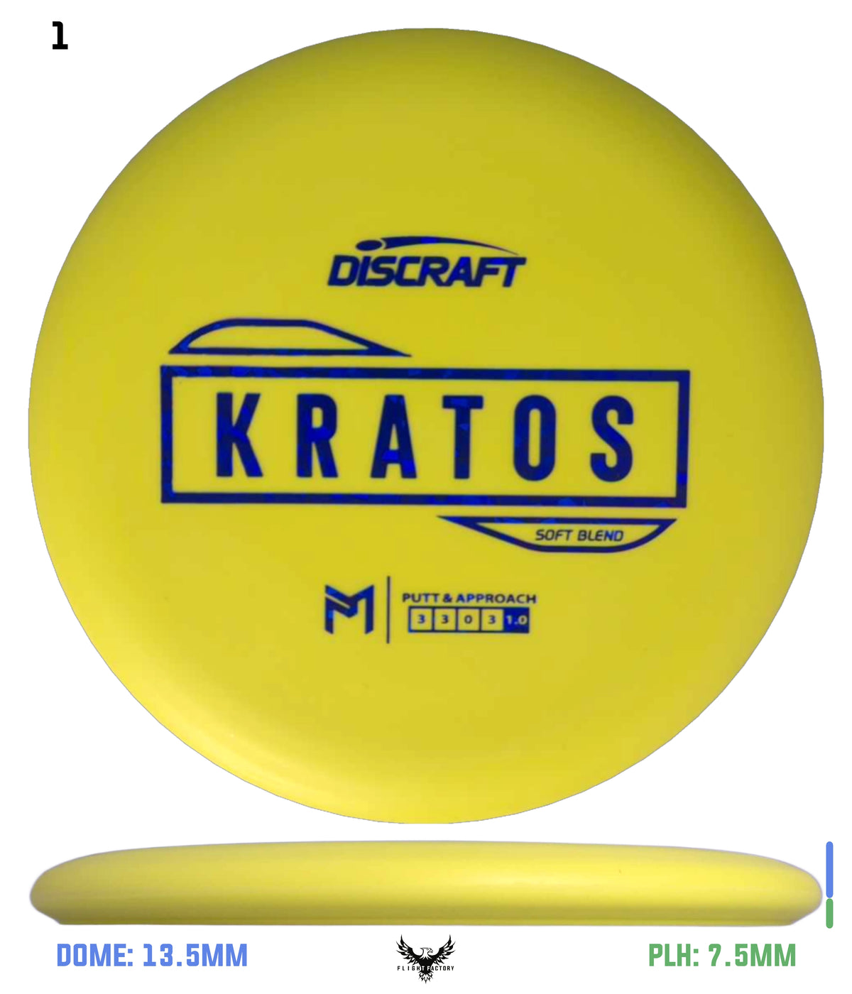 Discraft Paul McBeth Putter Line Kratos - Soft Blend