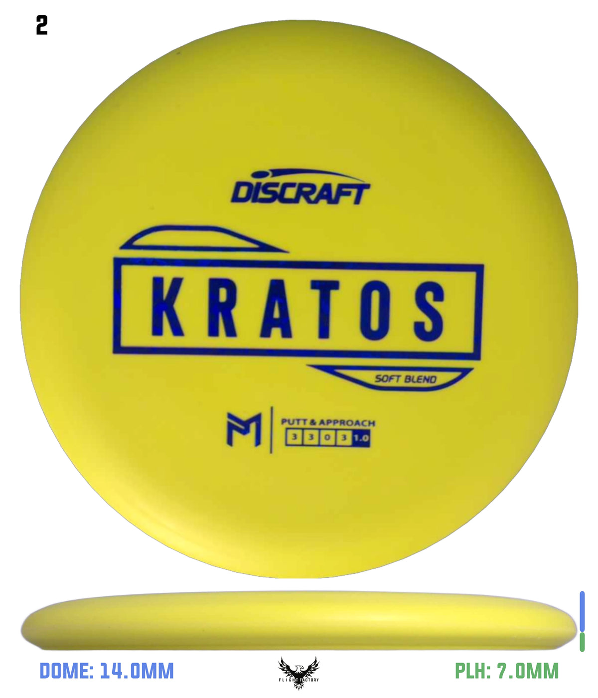 Discraft Paul McBeth Putter Line Kratos - Soft Blend