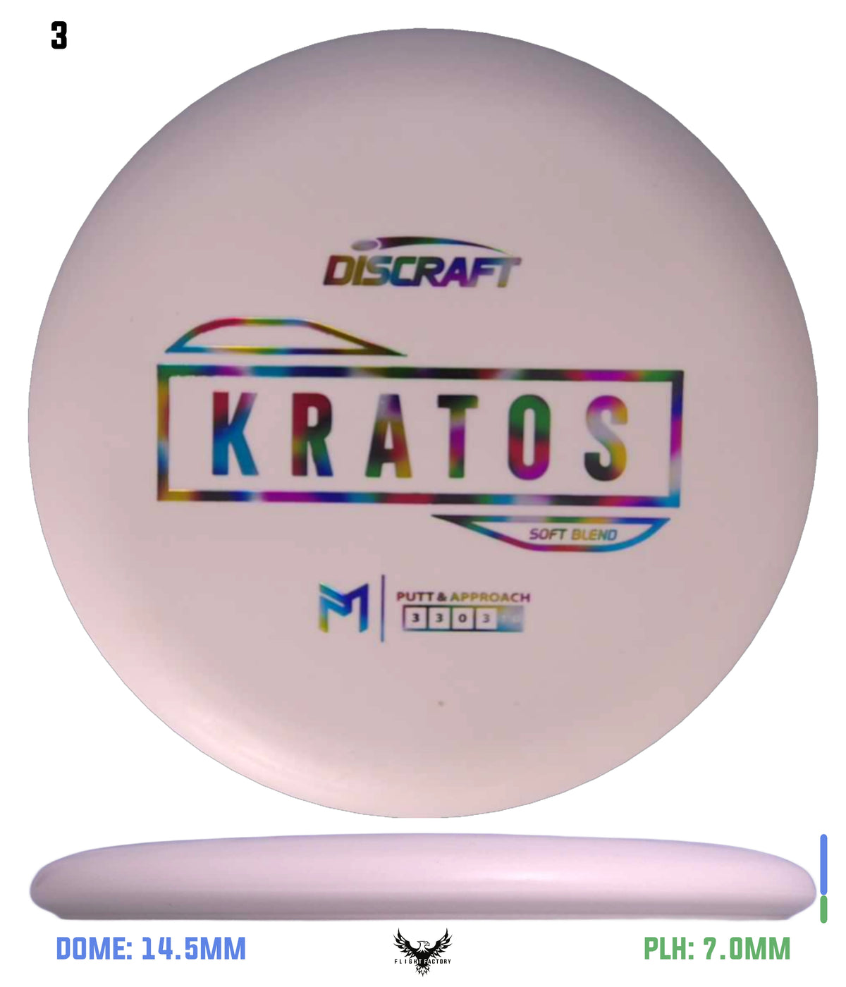 Discraft Paul McBeth Putter Line Kratos - Soft Blend