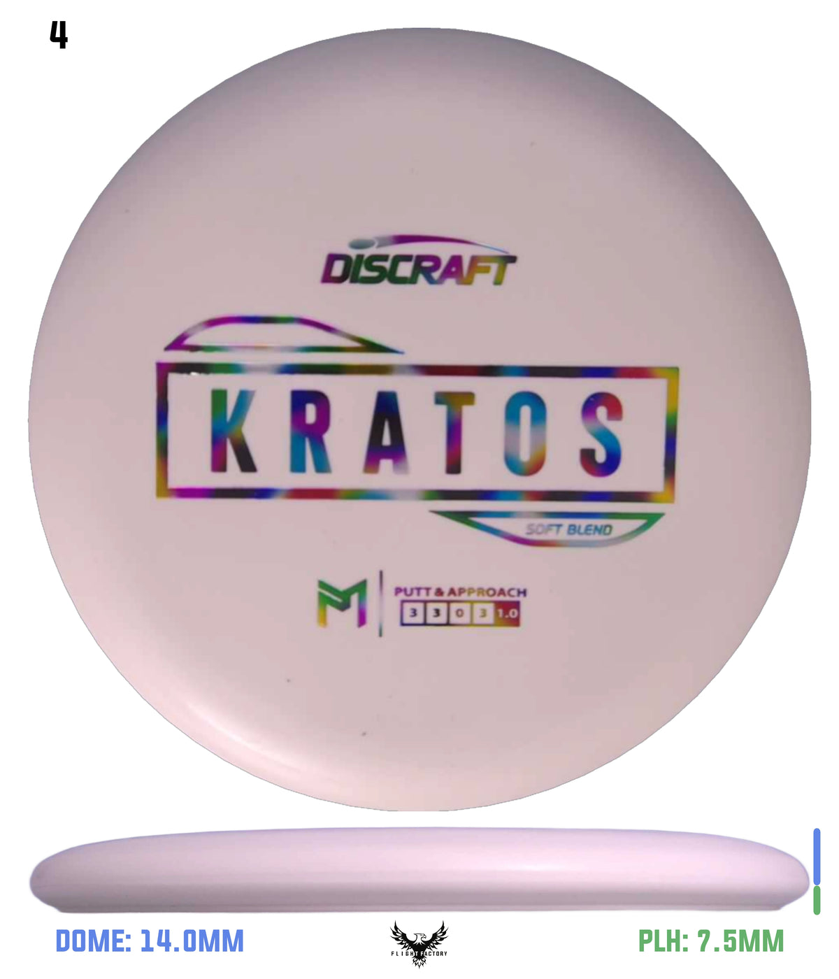Discraft Paul McBeth Putter Line Kratos - Soft Blend