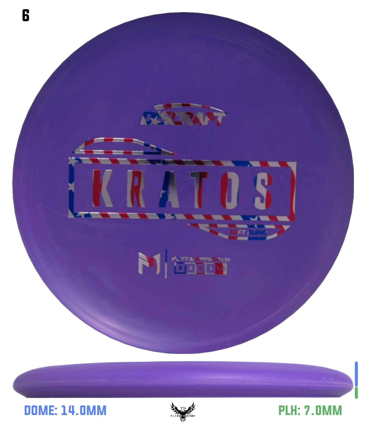 Discraft Paul McBeth Putter Line Kratos - Soft Blend