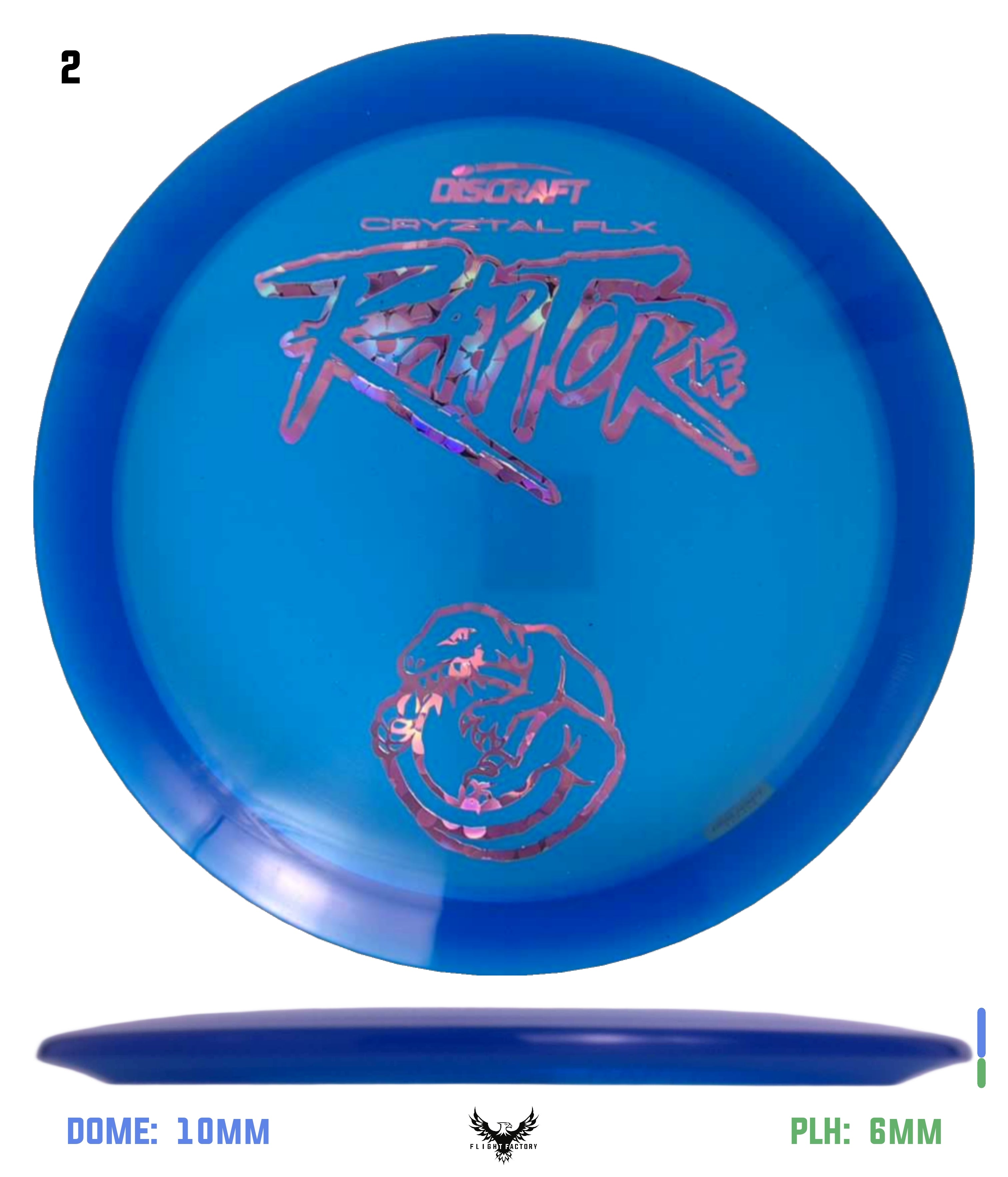 Discraft CryZtal FLX Raptor - Ledgestone Wave 1 (2025